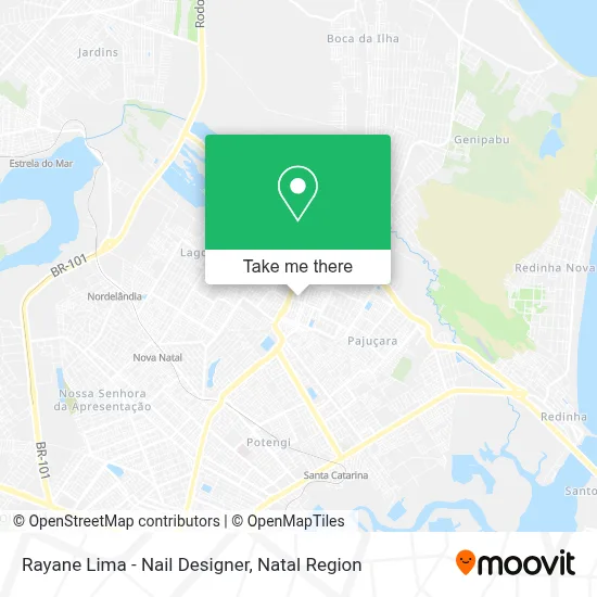 Rayane Lima - Nail Designer map