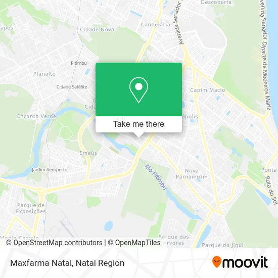 Maxfarma Natal map