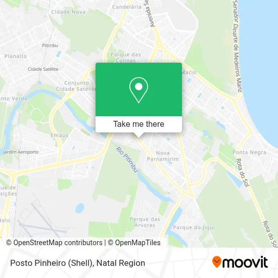 Posto Pinheiro (Shell) map