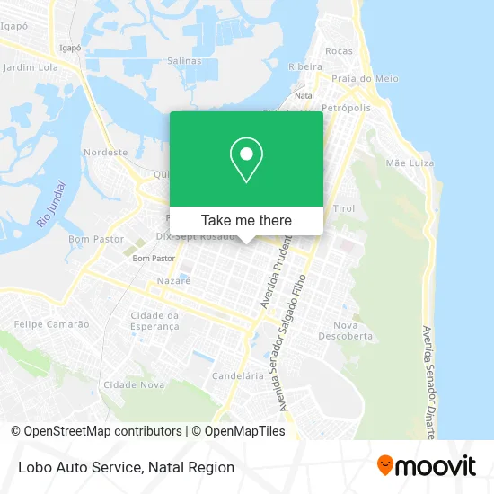 Lobo Auto Service map
