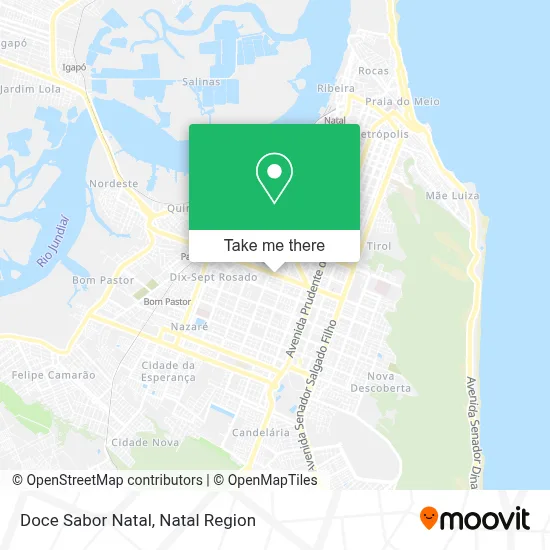 Doce Sabor Natal map