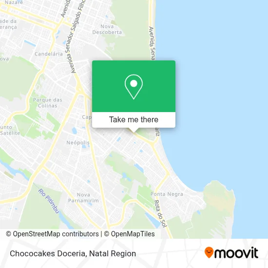Chococakes Doceria map