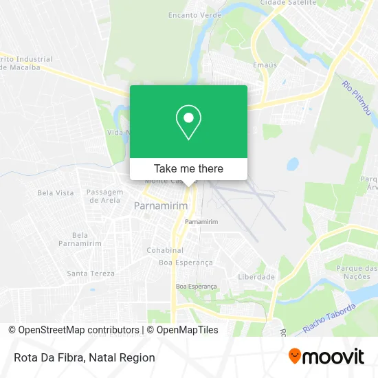 Rota Da Fibra map