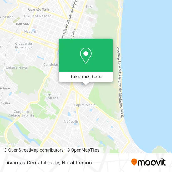 Avargas Contabilidade map