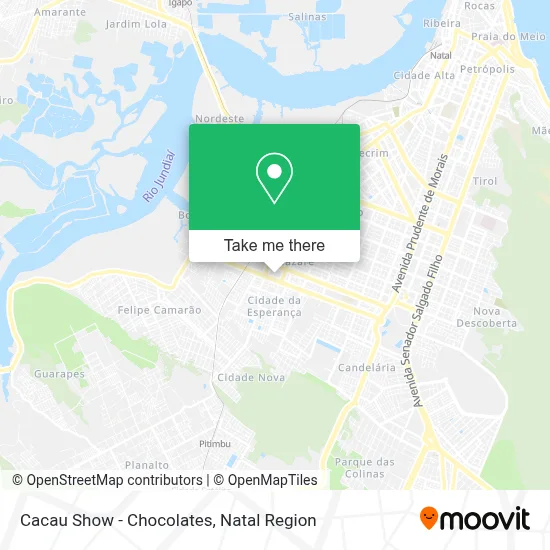Cacau Show - Chocolates map