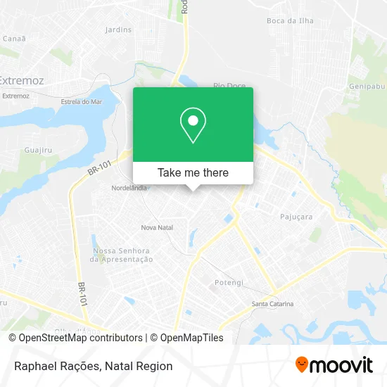 Raphael Rações map