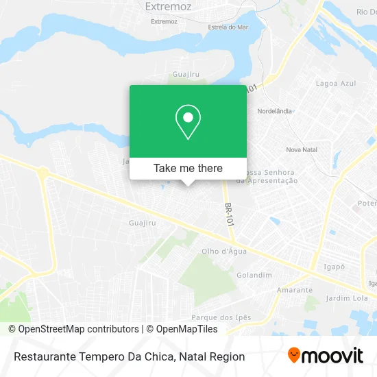 Restaurante Tempero Da Chica map