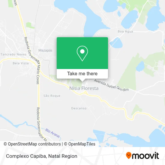 Complexo Capiba map