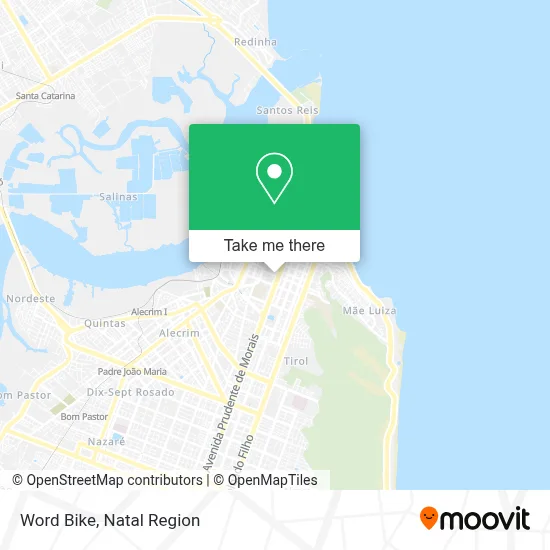 Word Bike map