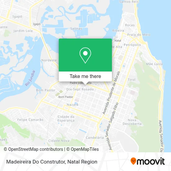 Madeireira Do Construtor map