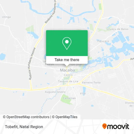 Tobefit map