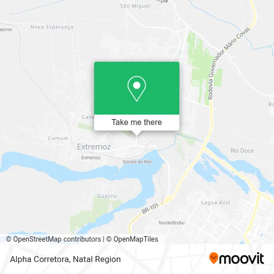 Alpha Corretora map