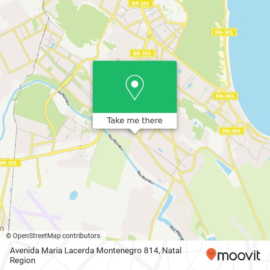 Mapa Avenida Maria Lacerda Montenegro 814