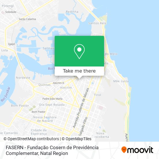 FASERN - Fundação Cosern de Previdência Complementar map