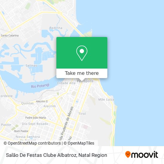 Mapa Salão De Festas Clube Albatroz