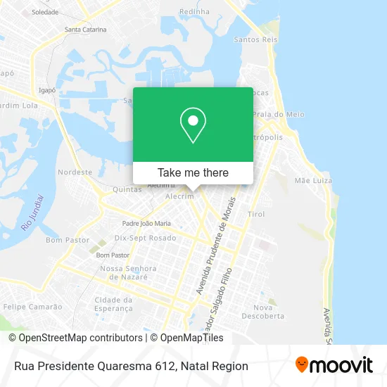 Rua Presidente Quaresma 612 map
