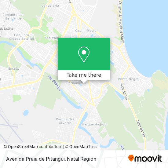 Avenida Praia de Pitangui map
