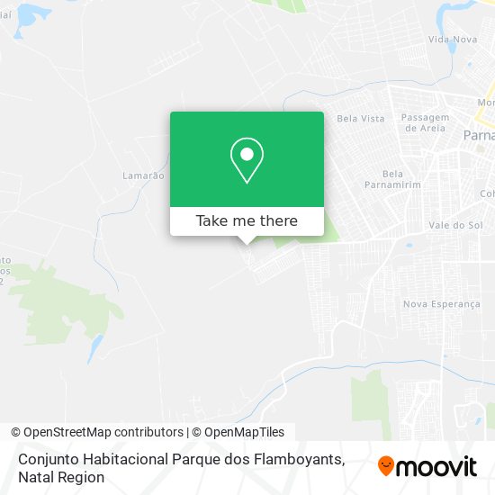 Conjunto Habitacional Parque dos Flamboyants map
