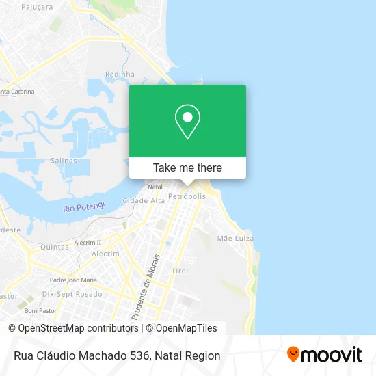 Rua Cláudio Machado 536 map