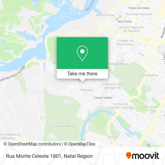 Rua Monte Celeste 1801 map