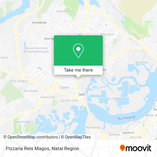 Pizzaria Reis Magos map