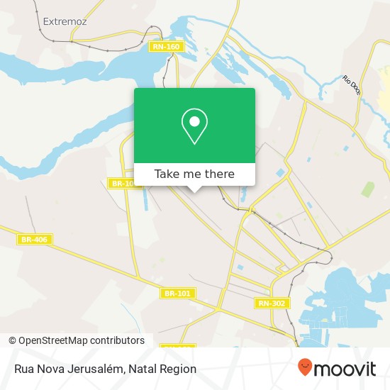 Mapa Rua Nova Jerusalém