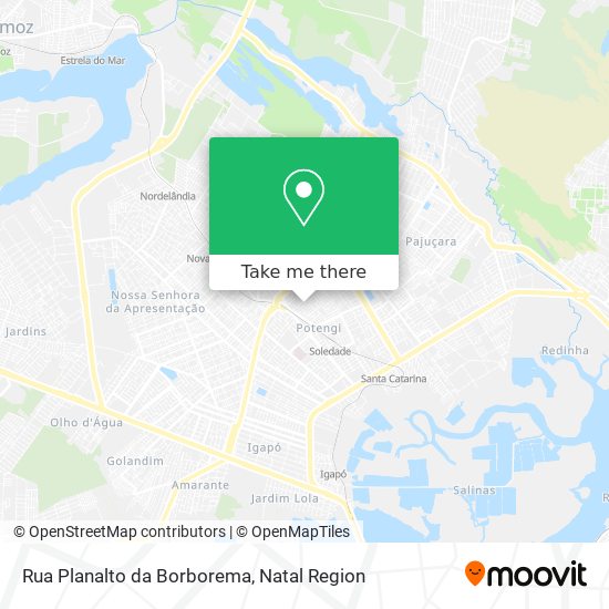 Rua Planalto da Borborema map