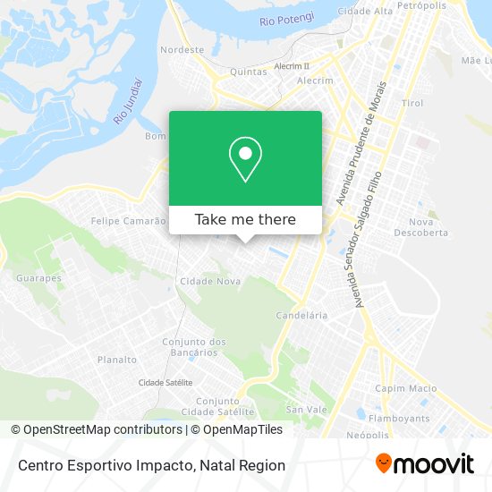 Centro Esportivo Impacto map