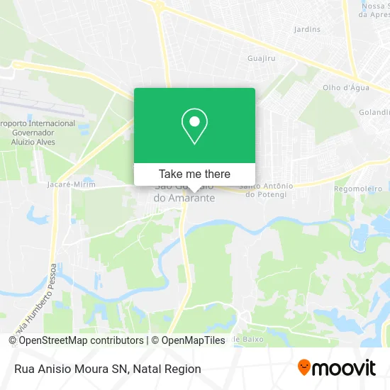 Rua Anisio Moura SN map