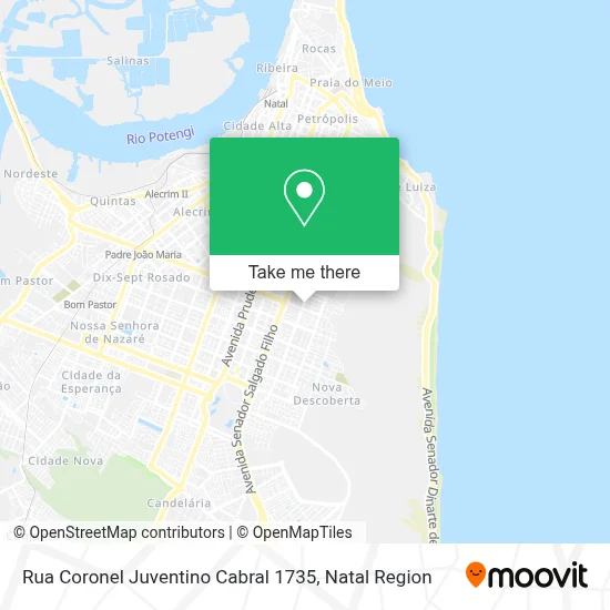 Rua Coronel Juventino Cabral 1735 map