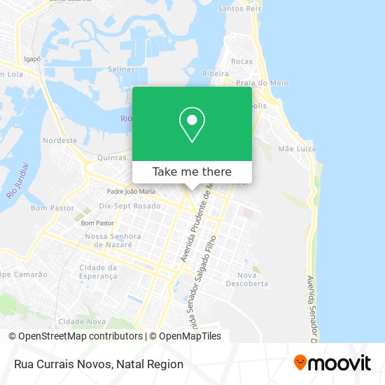 Rua Currais Novos map