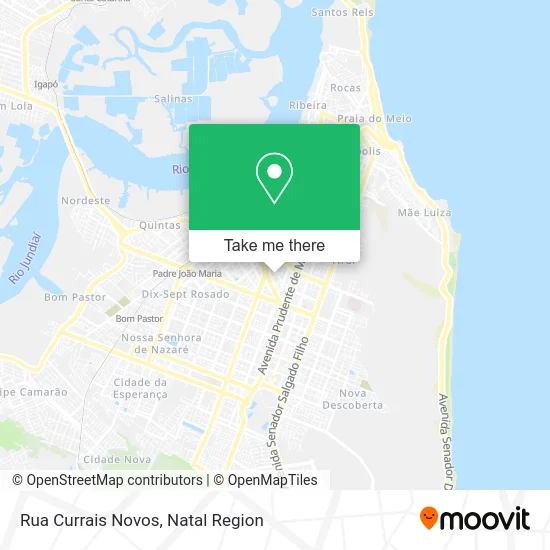 Rua Currais Novos map