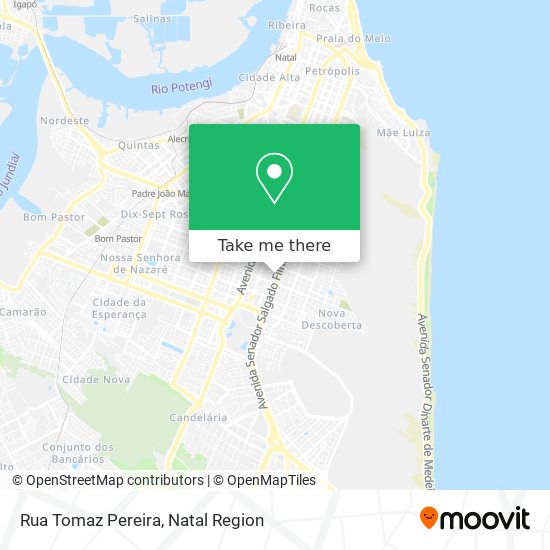 Mapa Rua Tomaz Pereira