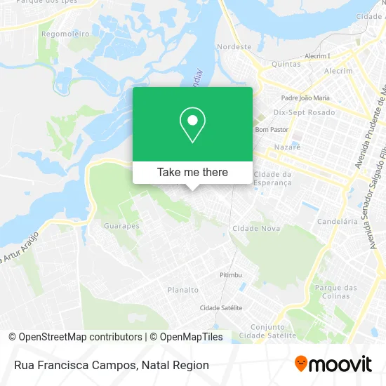 Rua Francisca Campos map