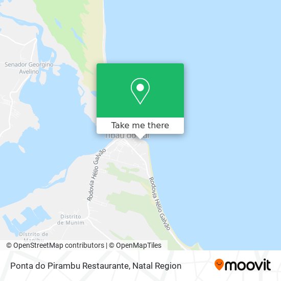 Ponta do Pirambu Restaurante map