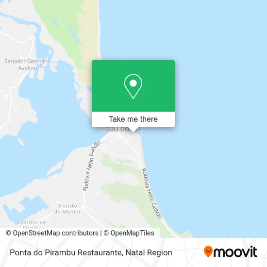 Ponta do Pirambu Restaurante map