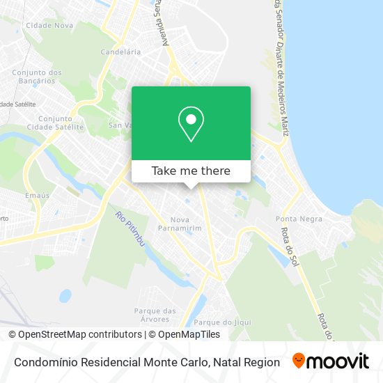 Condomínio Residencial Monte Carlo map