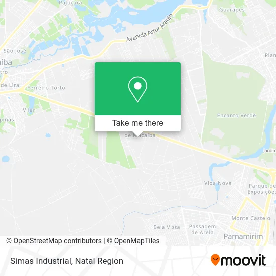 Simas Industrial map