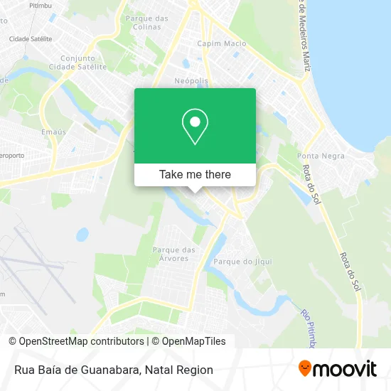 Rua Baía de Guanabara map