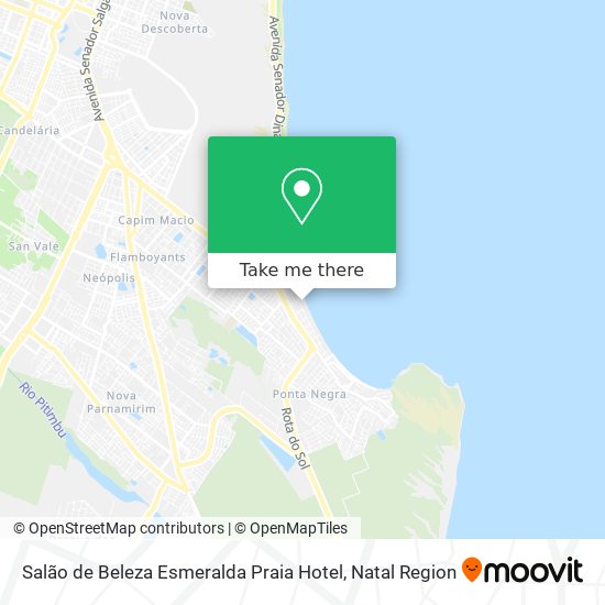 Mapa Salão de Beleza Esmeralda Praia Hotel