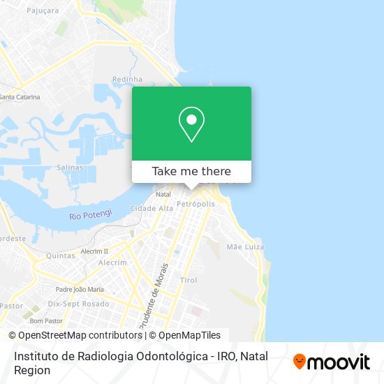 How to get to Instituto de Radiologia Odontológica - IRO in Petrópolis by  Bus or Train?