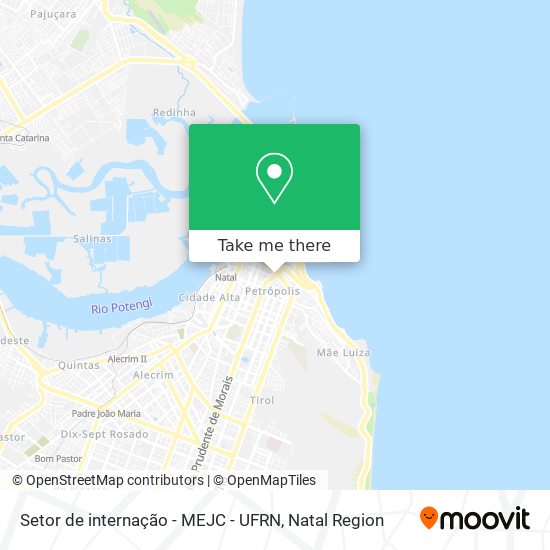 Setor de internação - MEJC - UFRN map