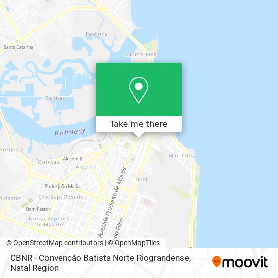 CBNR - Convenção Batista Norte Riograndense map