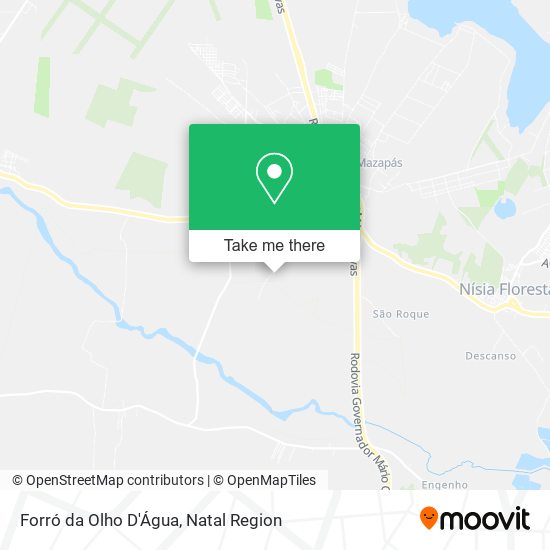 Forró da Olho D'Água map