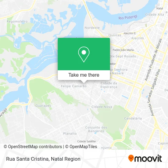 Rua Santa Cristina map