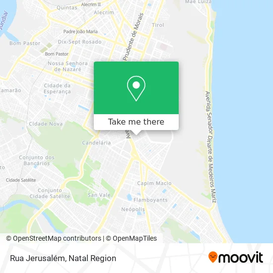 Rua Jerusalém map