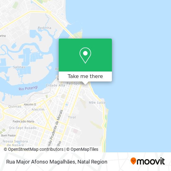Rua Major Afonso Magalhães map