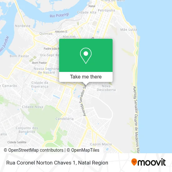 Rua Coronel Norton Chaves 1 map