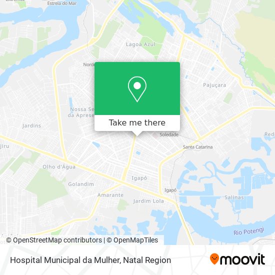 Hospital Municipal da Mulher map