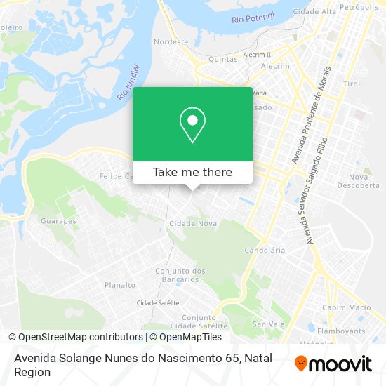 Avenida Solange Nunes do Nascimento 65 map